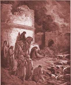 Nehemiah Chapter 2: Nehemiah Views the Ruins of Jerusalem's Walls